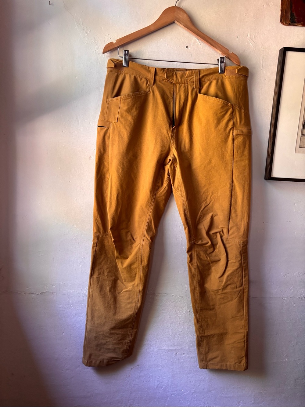 Ten Thousand Tactical Pant, Color- Iron and Wood, Gold Mustard Waist Size 36